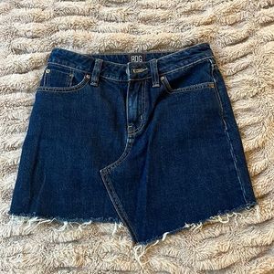 bdg asymmetrical denim skirt